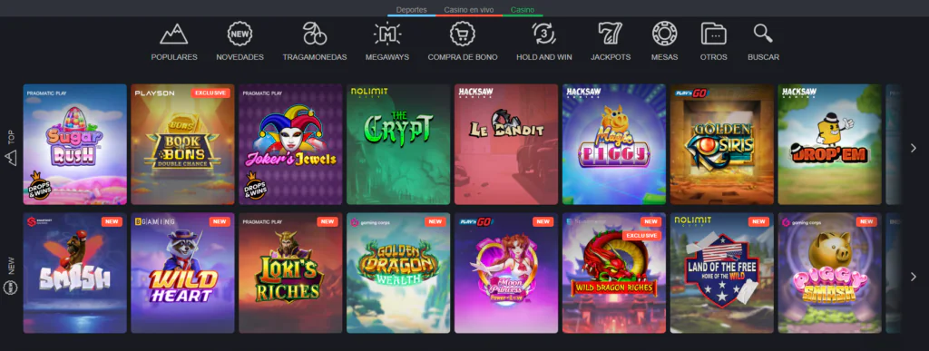 Juegos de casino bons