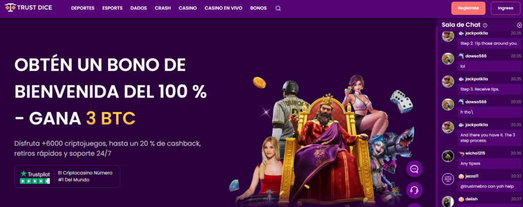 TrustDice bitcoin casino