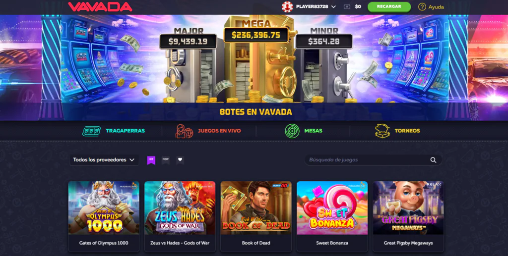 Casino criptográfico Vavada